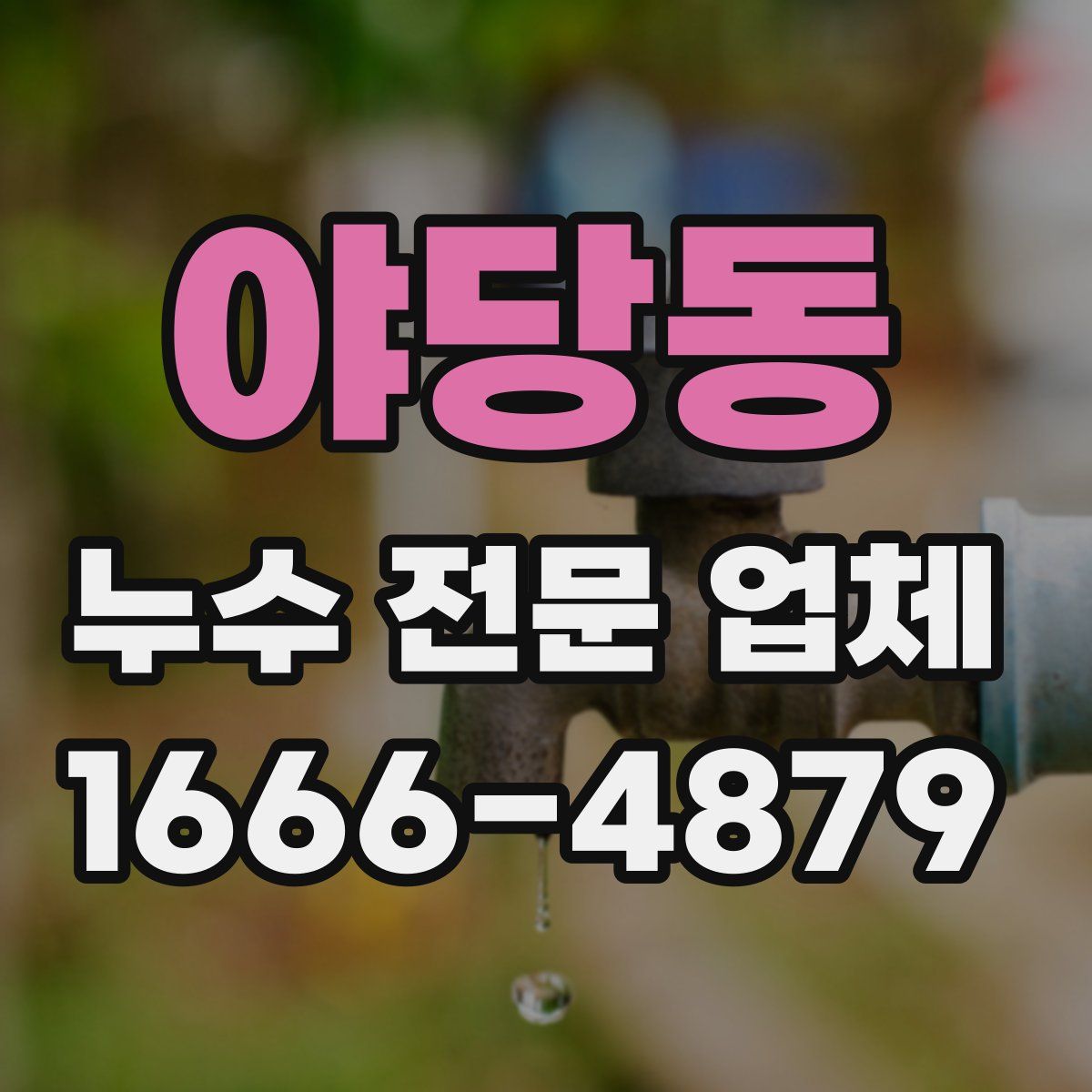 야당동 누수 전문 업체