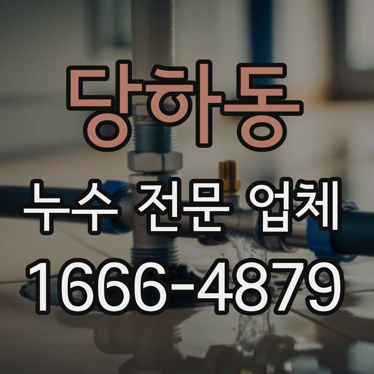 당하동 누수 전문 업체