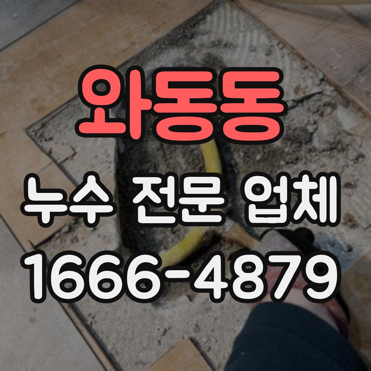 와동동 누수 전문 업체