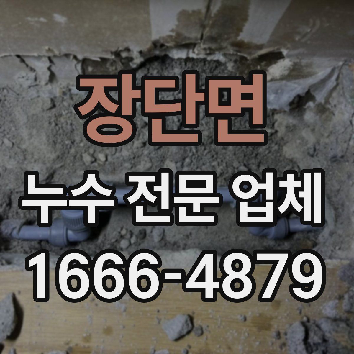 장단면 누수 전문 업체