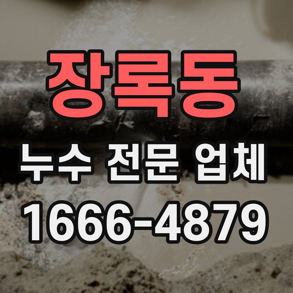 장록동 누수 전문 업체
