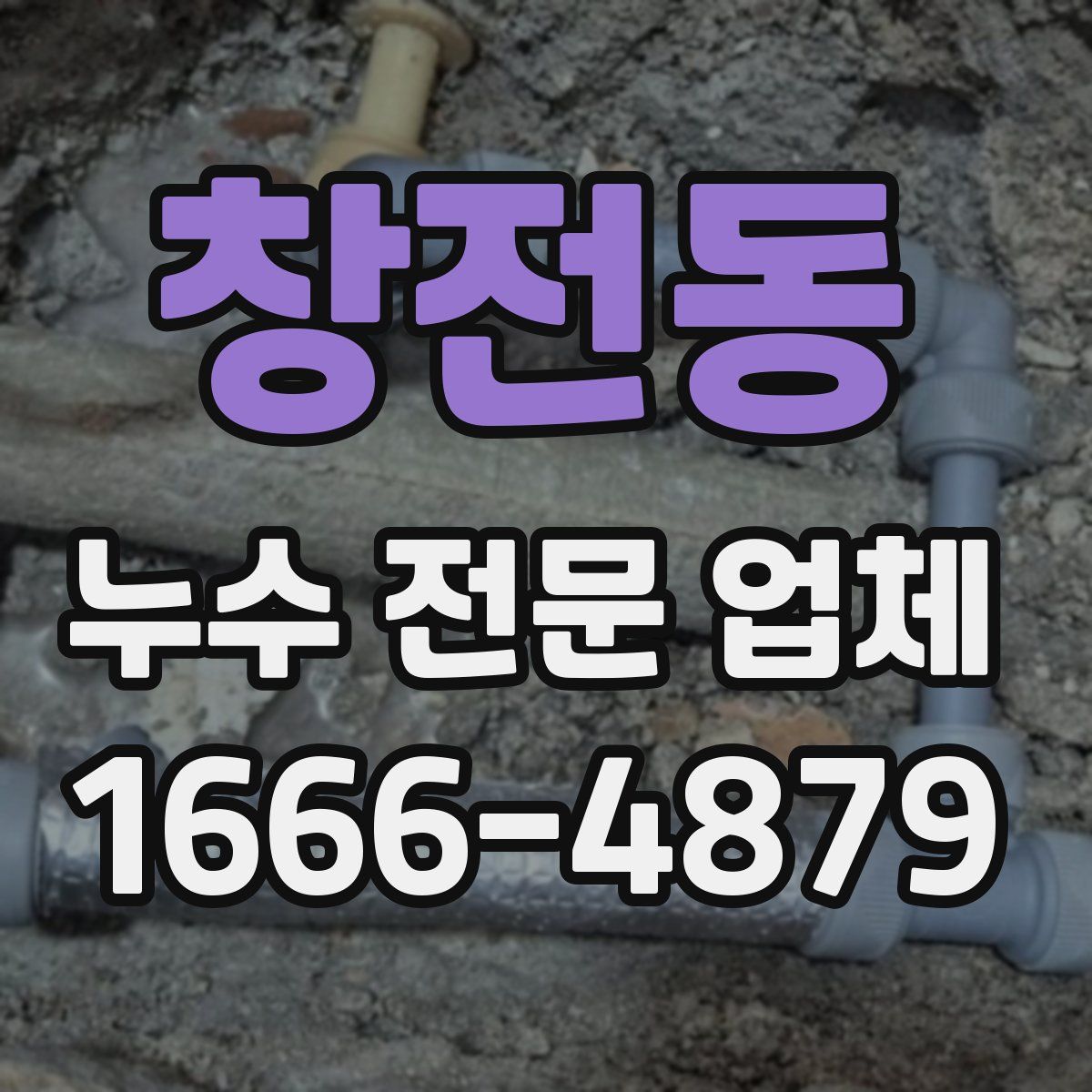 창전동 누수 전문 업체