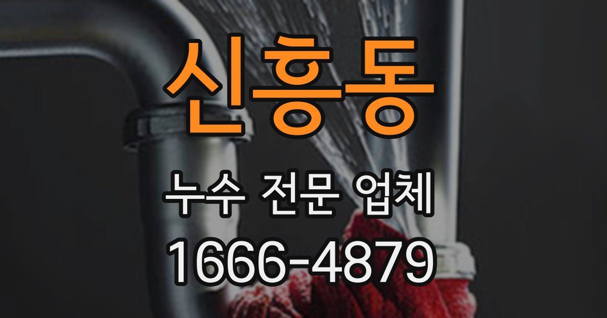 신흥동 누수 전문 업체
