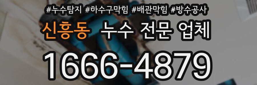 신흥동 누수 전문 업체