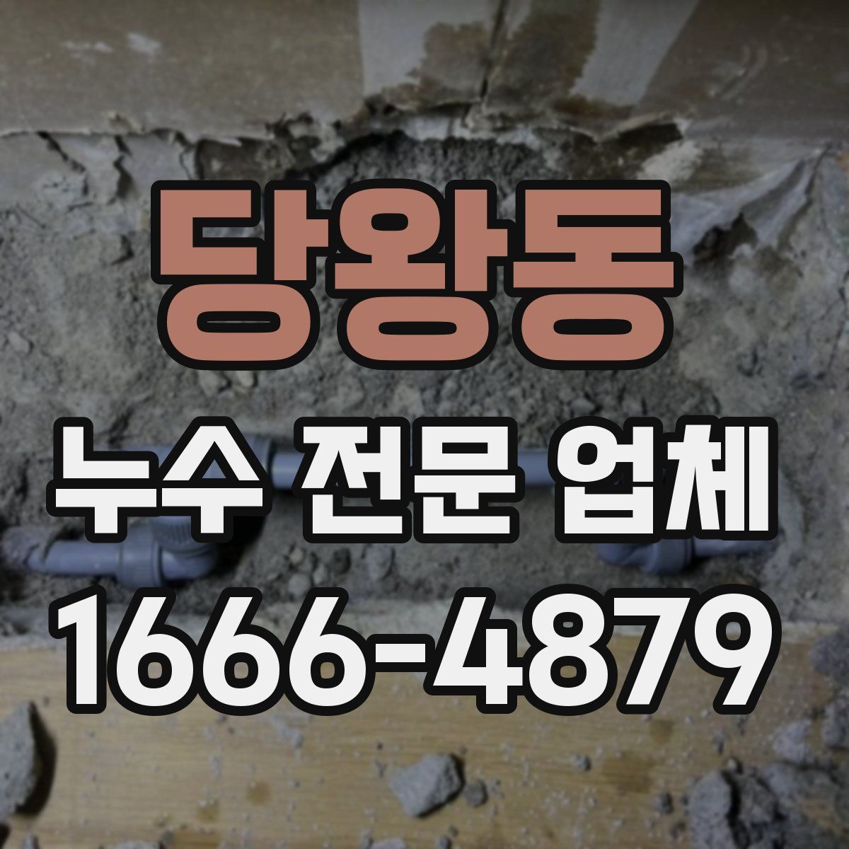 당왕동 누수 전문 업체