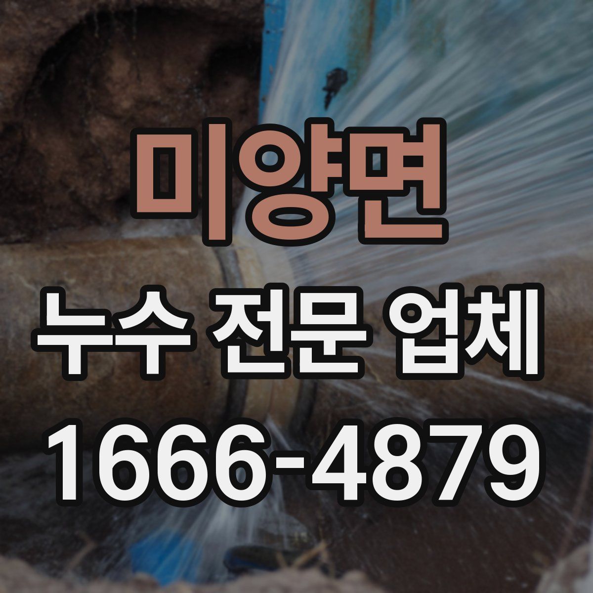 미양면 누수 전문 업체