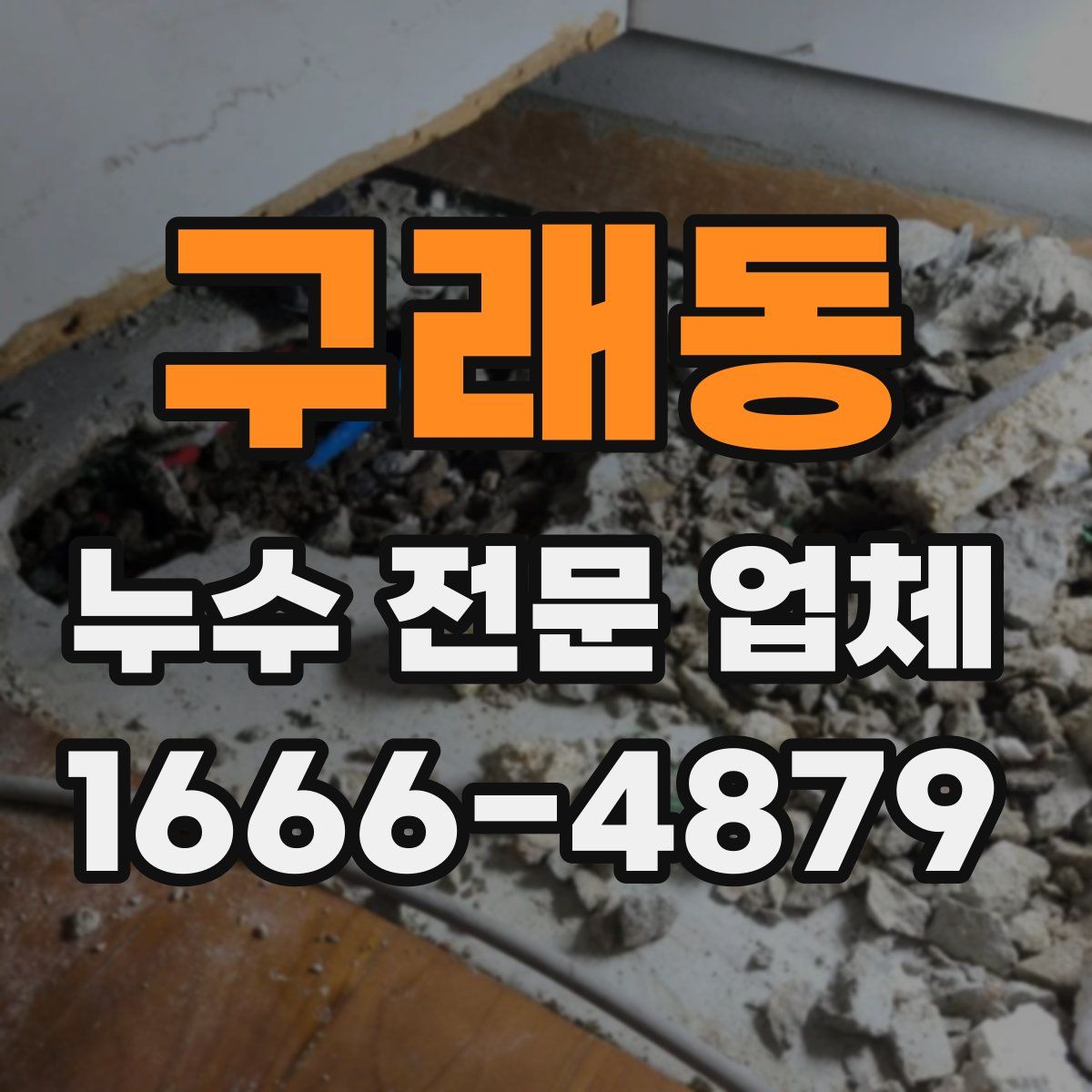 구래동 누수 전문 업체
