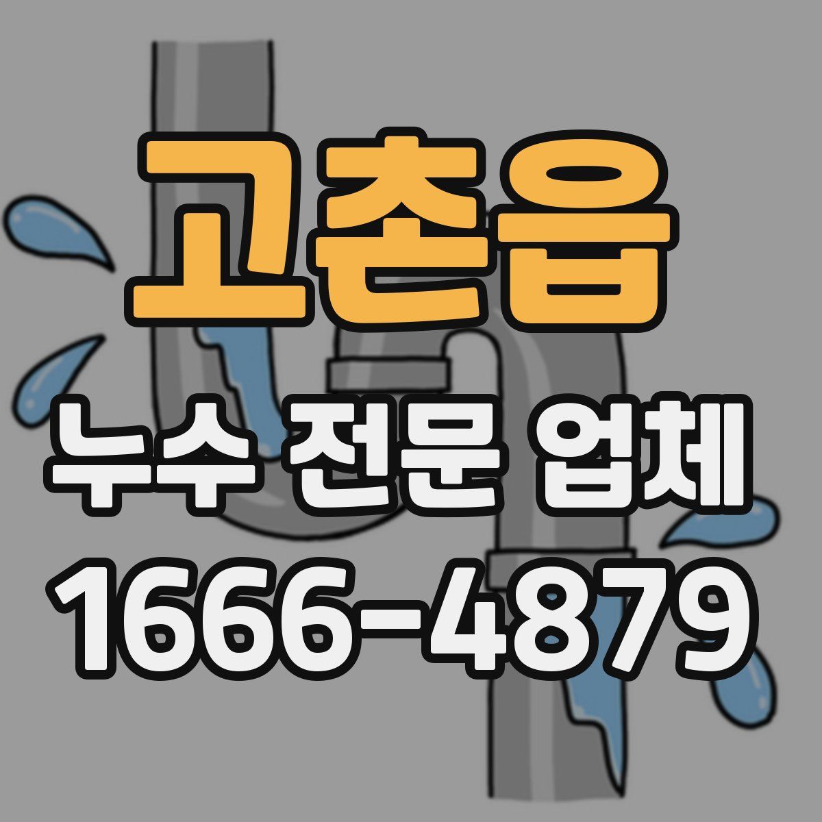 고촌읍 누수 전문 업체
