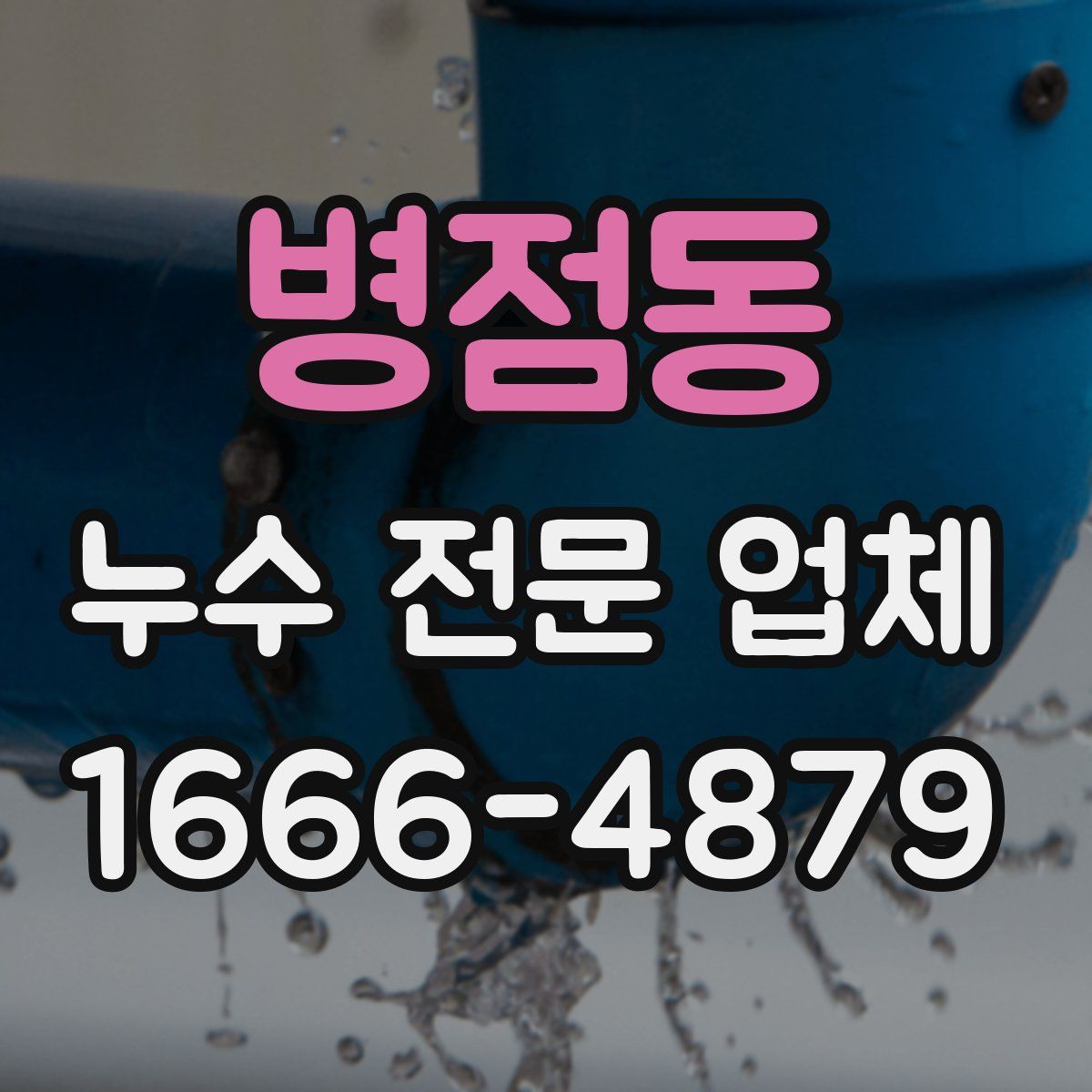 병점동 누수 전문 업체