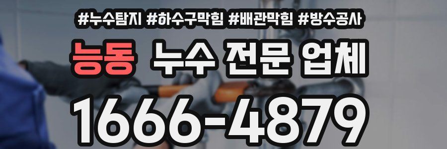 능동 누수 전문 업체