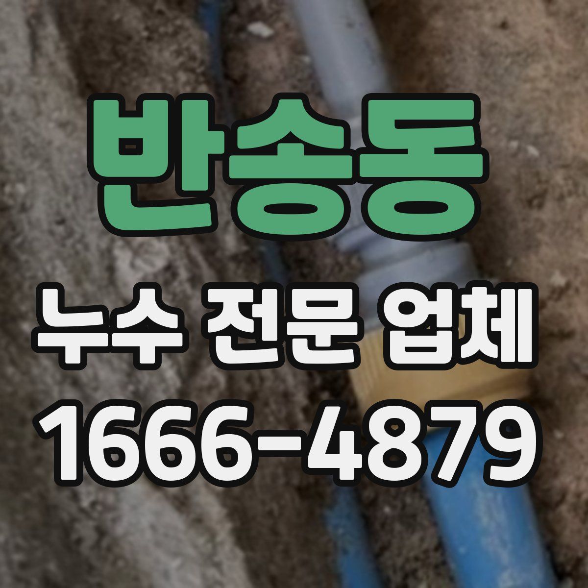 반송동 누수 전문 업체