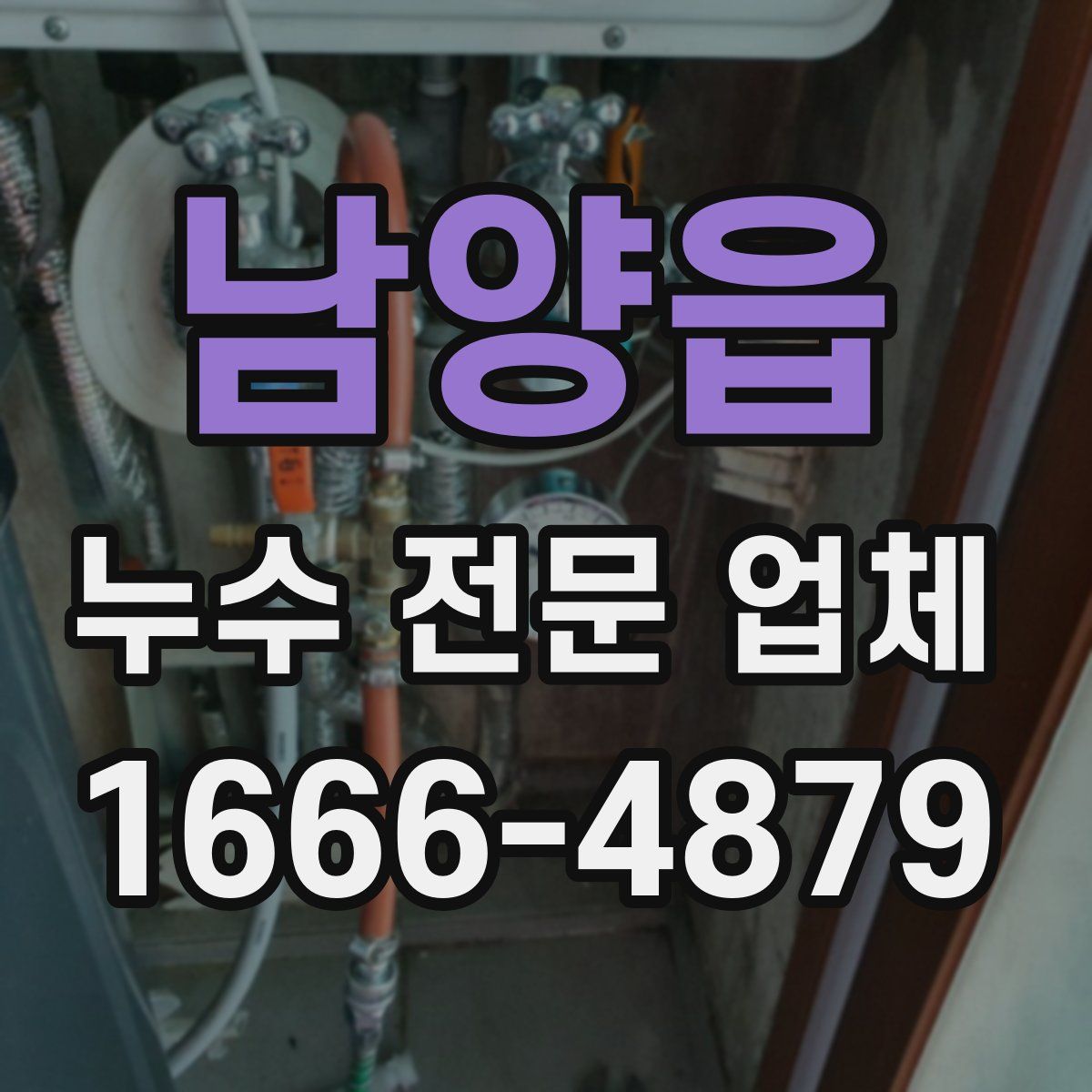 남양읍 누수 전문 업체