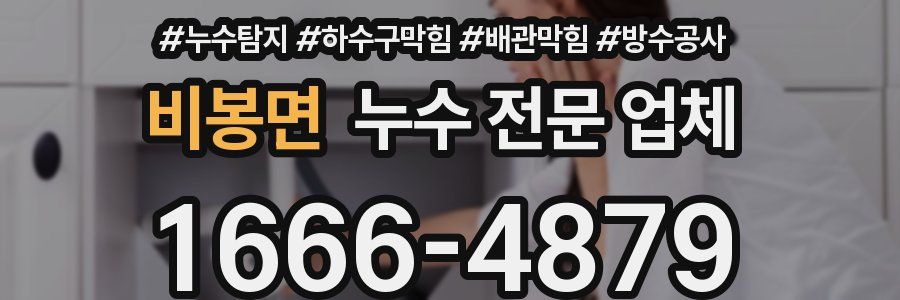 비봉면 누수 전문 업체