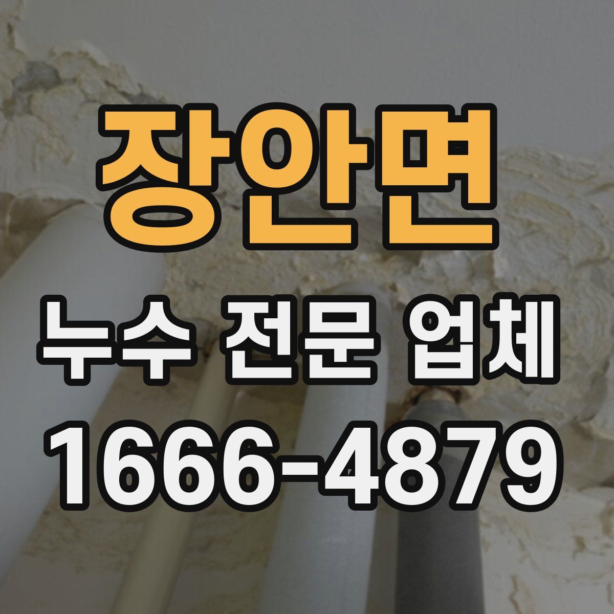 장안면 누수 전문 업체