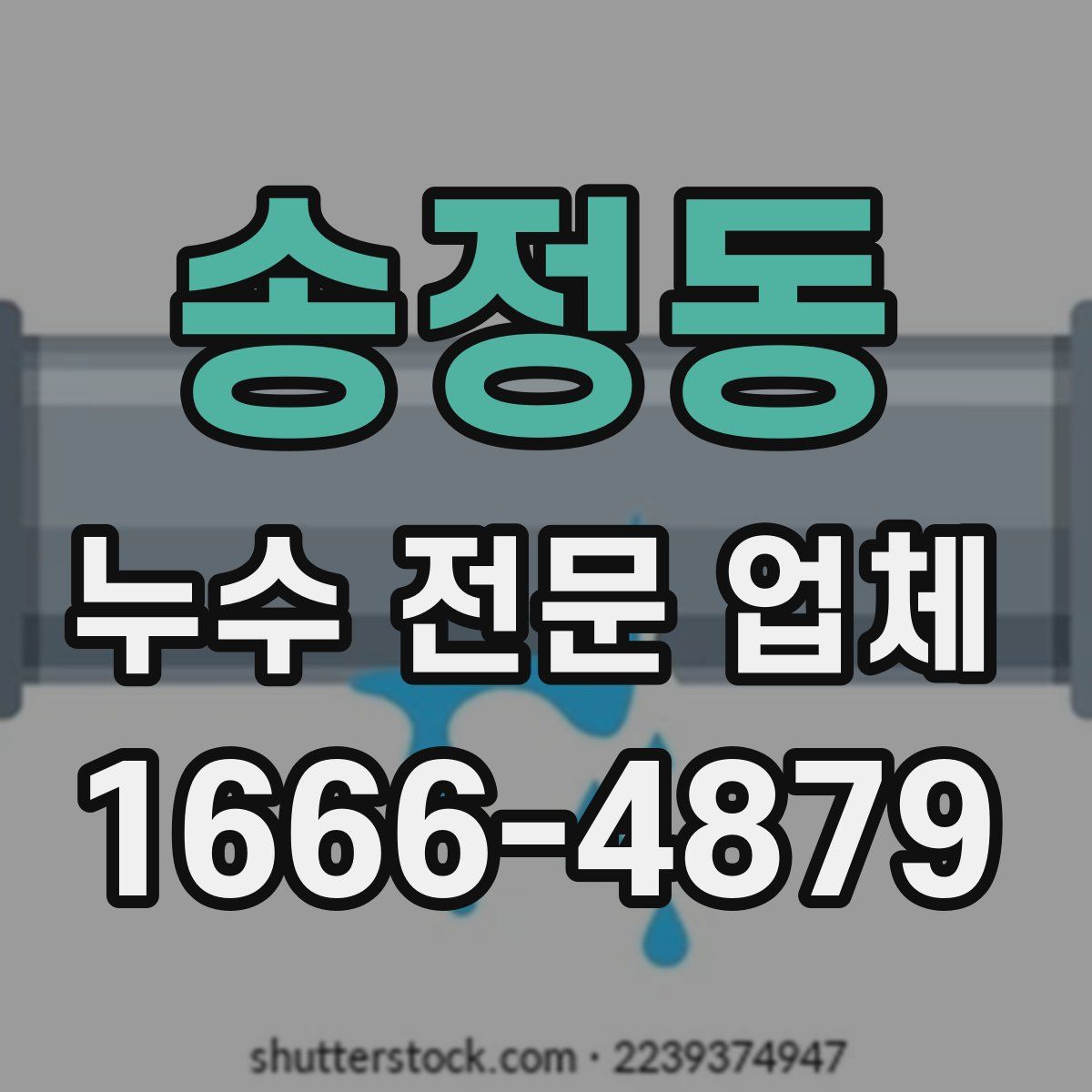 송정동 누수 전문 업체