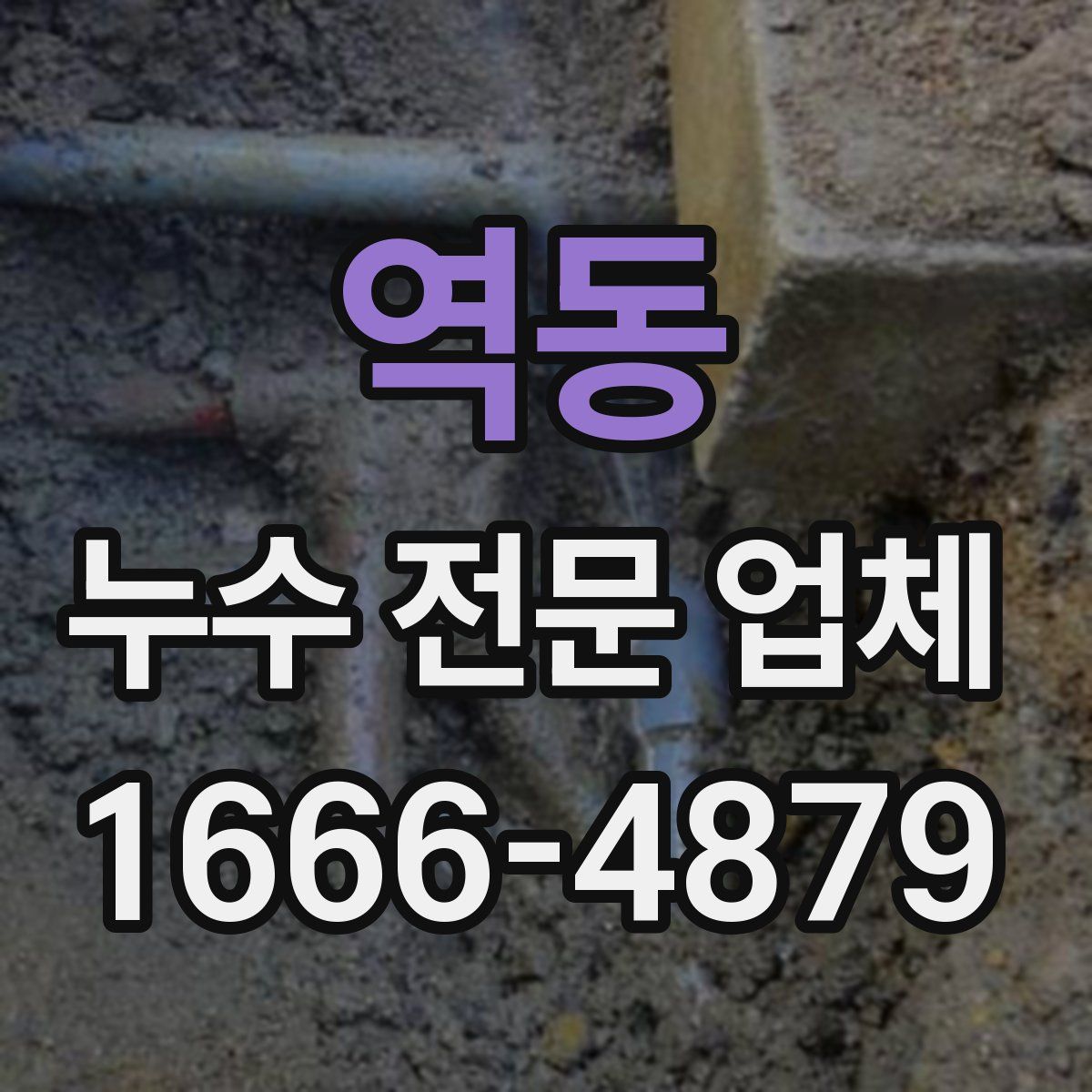 역동 누수 전문 업체