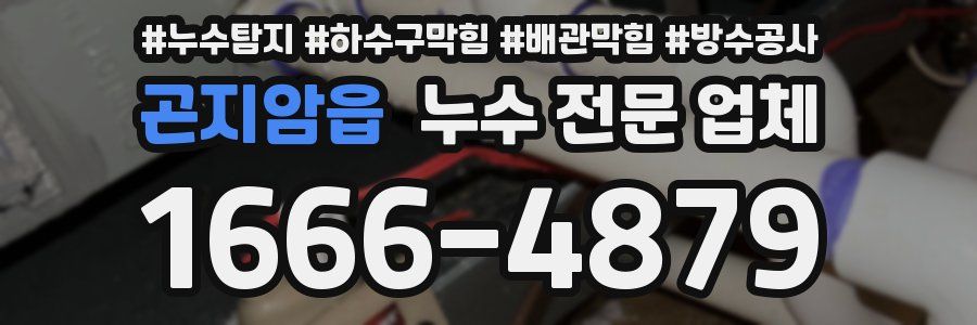 곤지암읍 누수 전문 업체