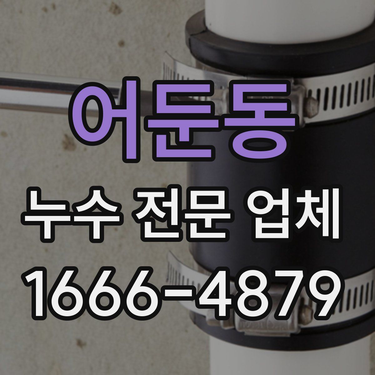 어둔동 누수 전문 업체