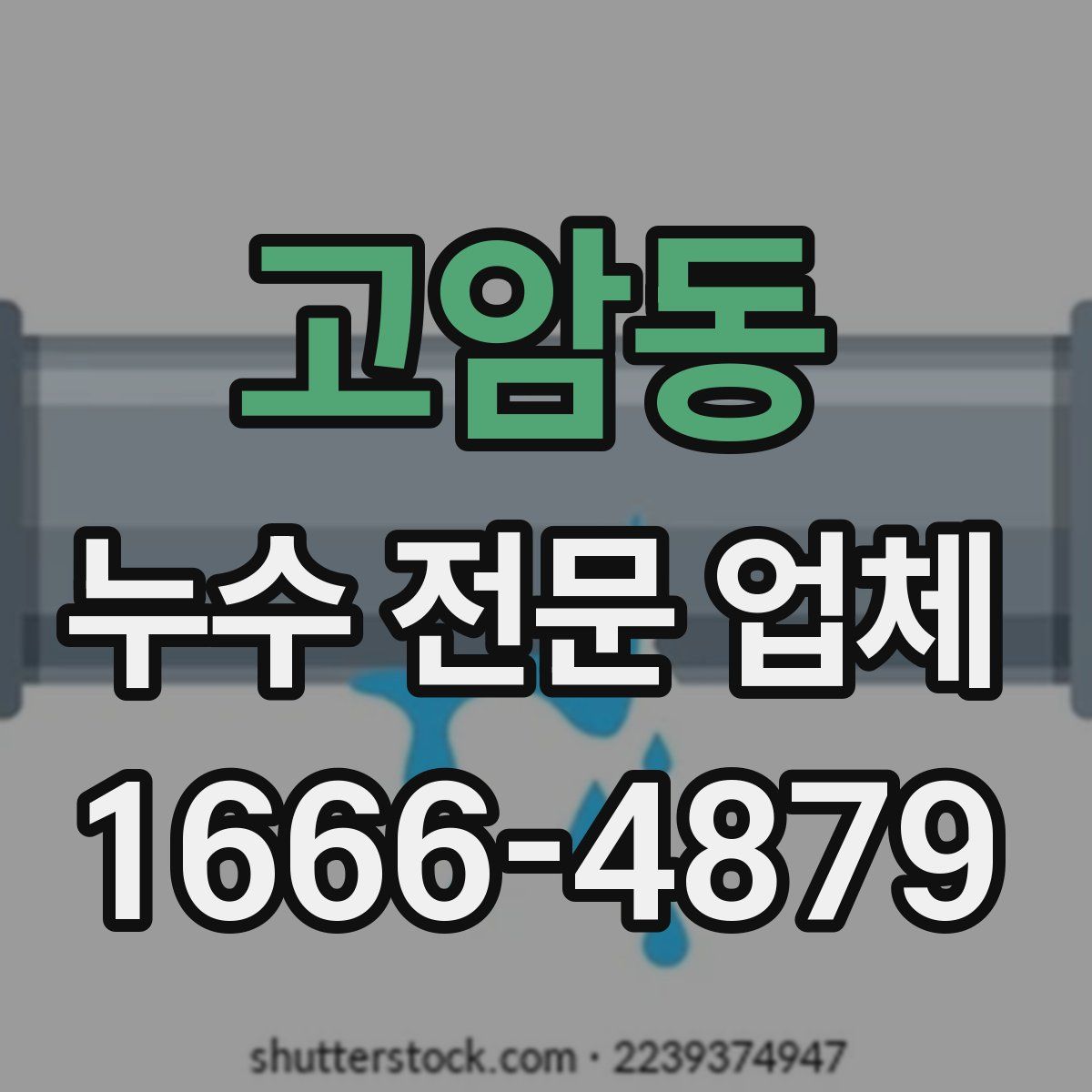 고암동 누수 전문 업체