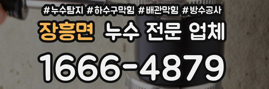 장흥면 누수 전문 업체