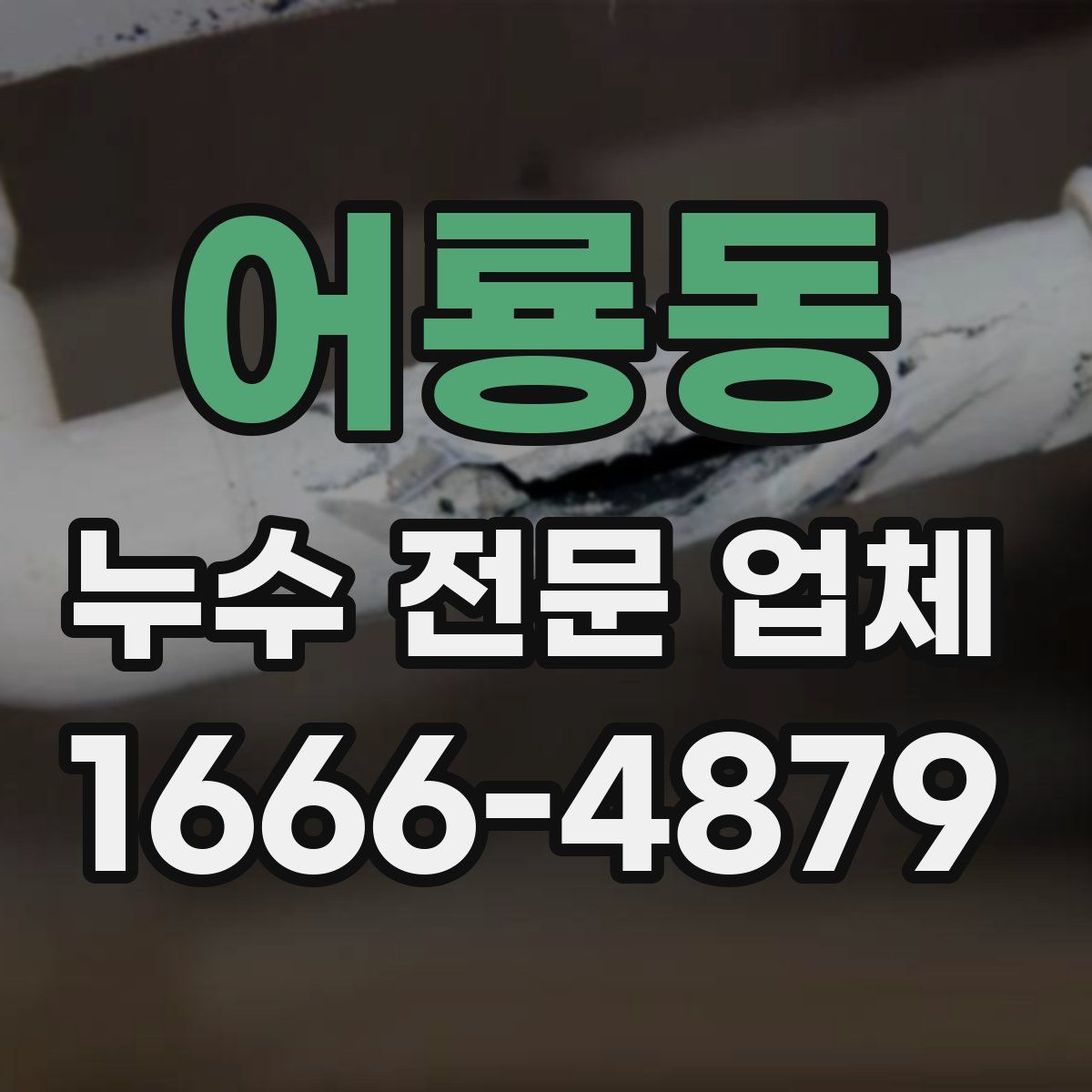 어룡동 누수 전문 업체