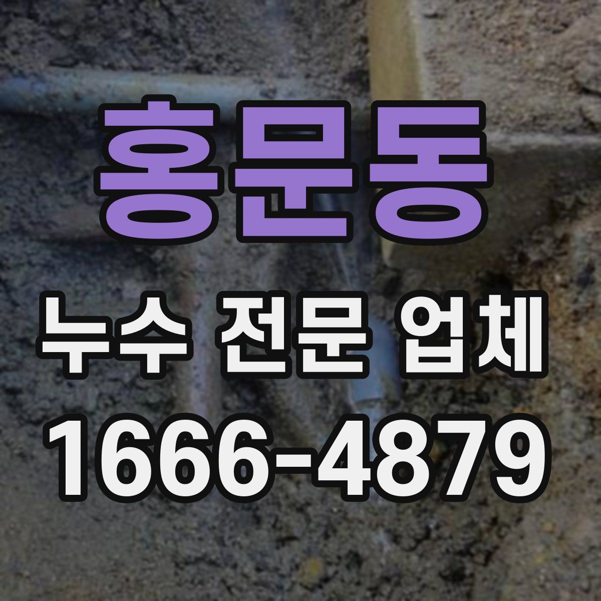 홍문동 누수 전문 업체