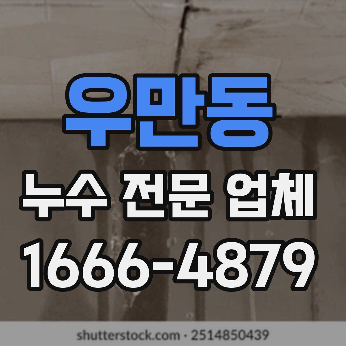 우만동 누수 전문 업체