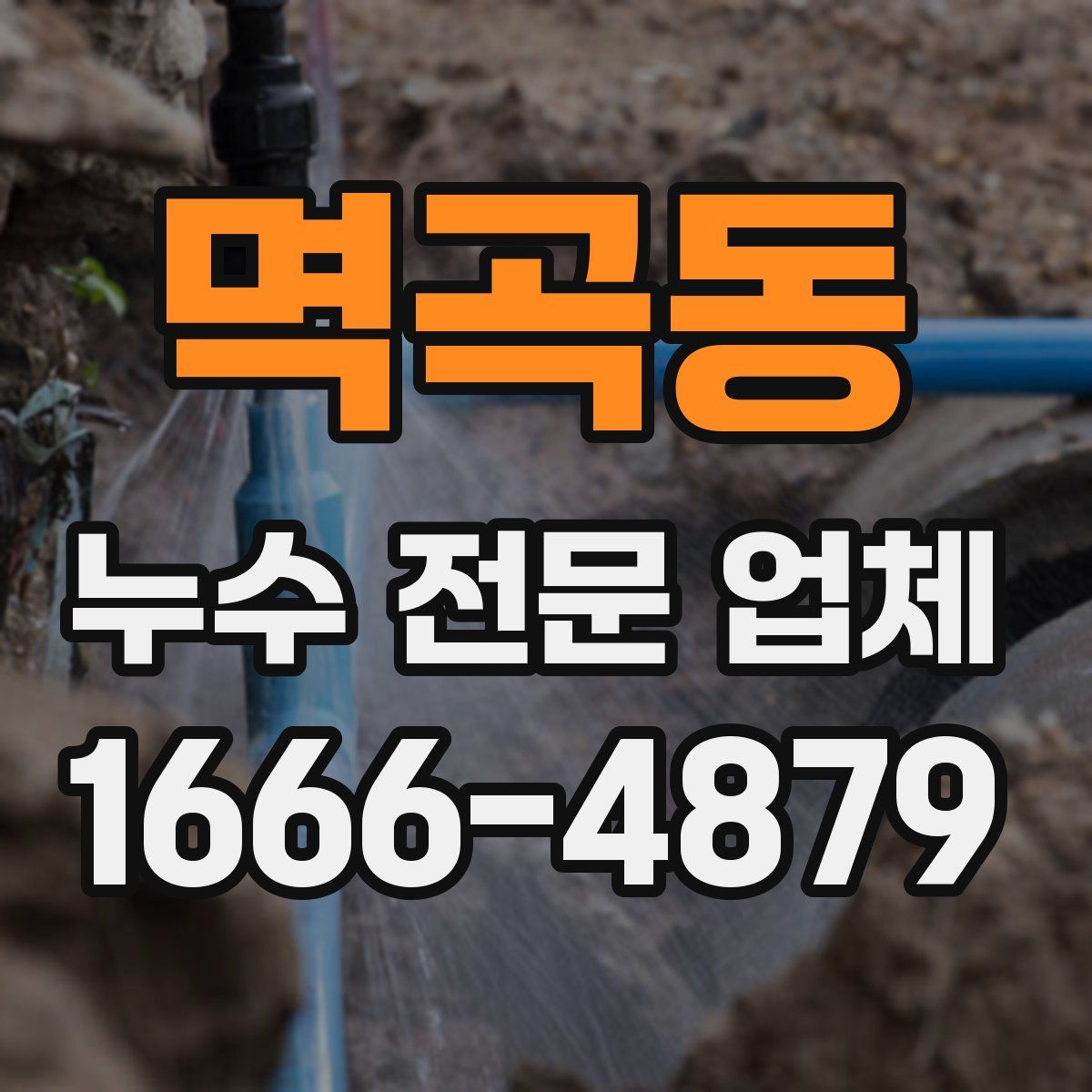 멱곡동 누수 전문 업체