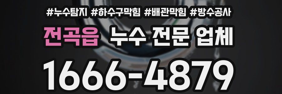 전곡읍 누수 전문 업체
