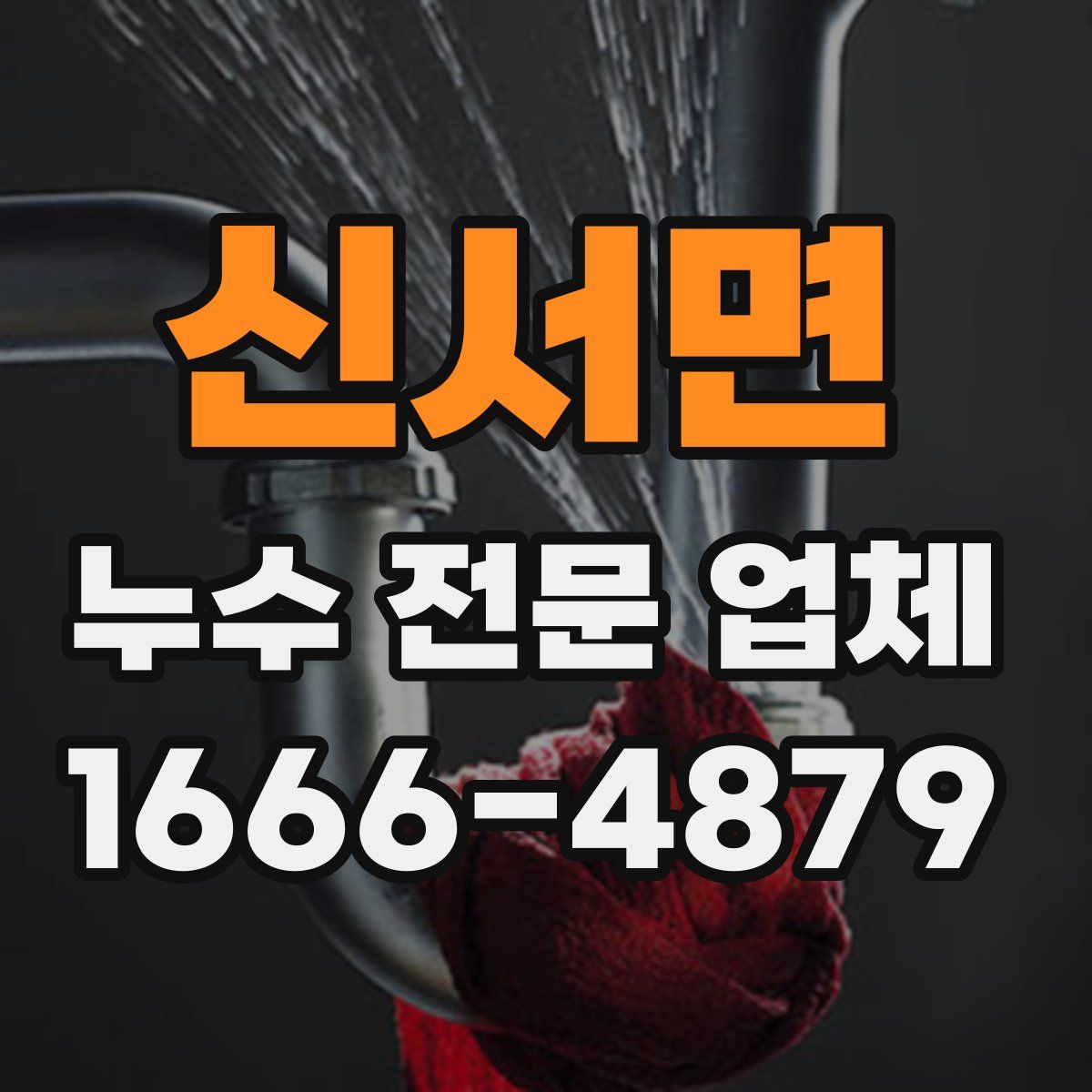 신서면 누수 전문 업체