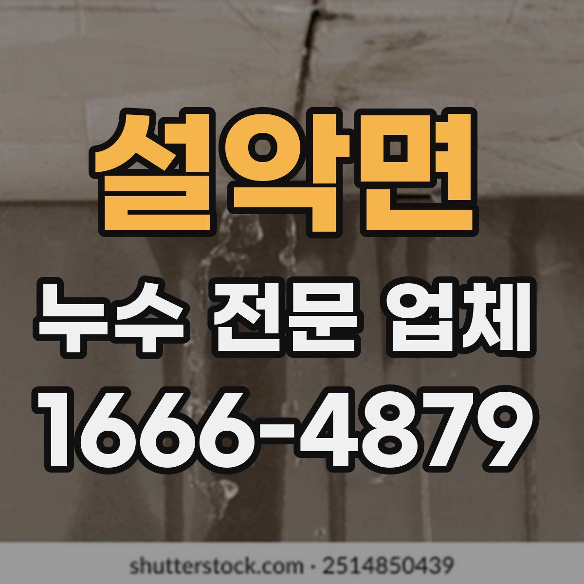 설악면 누수 전문 업체