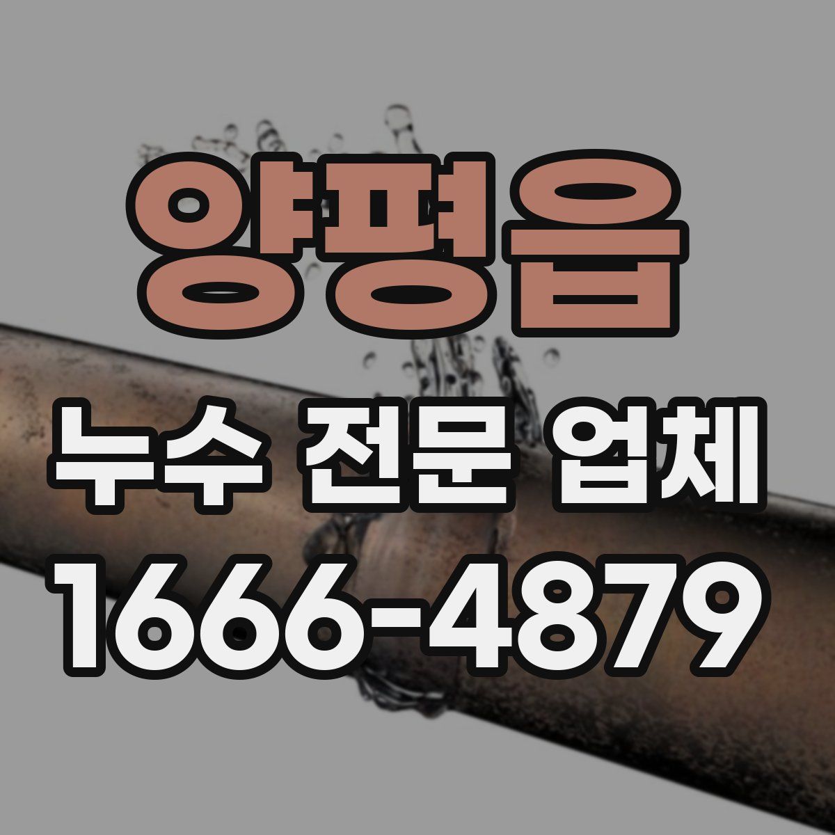 양평읍 누수 전문 업체