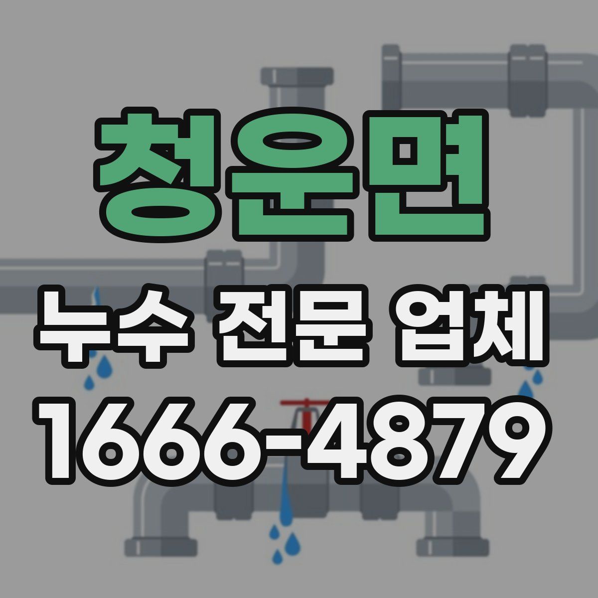 청운면 누수 전문 업체