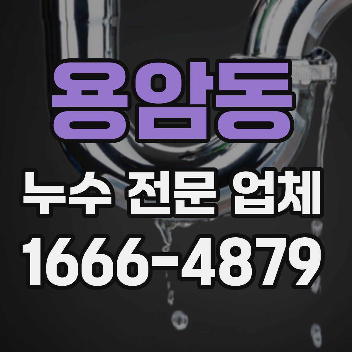용암동 누수 전문 업체