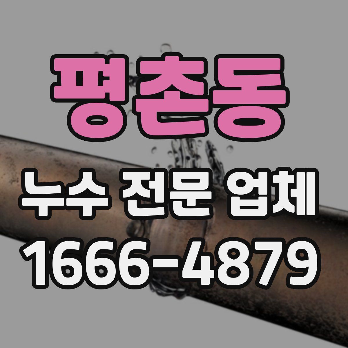 평촌동 누수 전문 업체