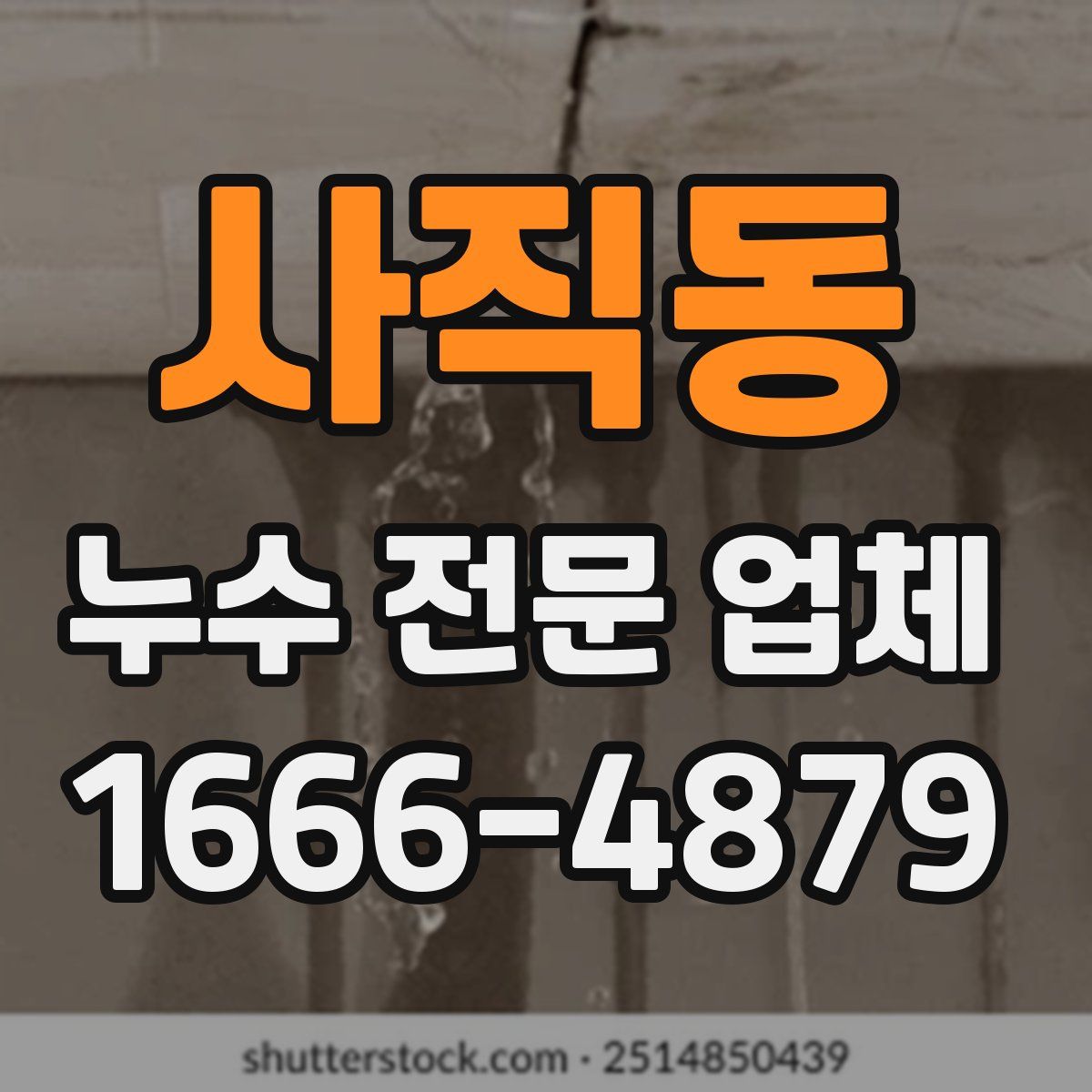 사직동 누수 전문 업체