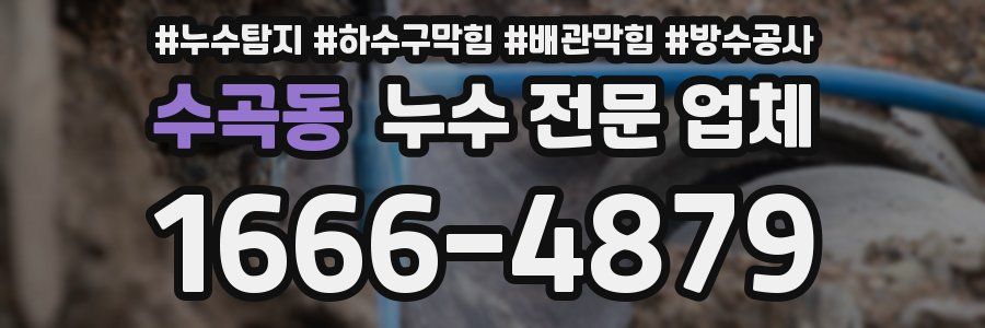 수곡동 누수 전문 업체