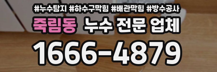 죽림동 누수 전문 업체