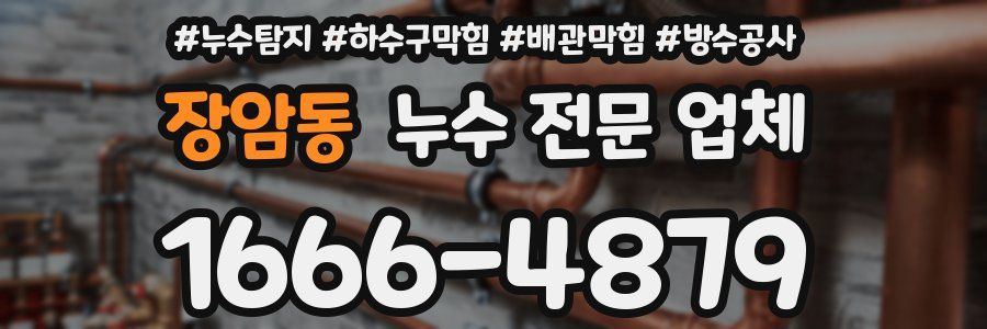 장암동 누수 전문 업체
