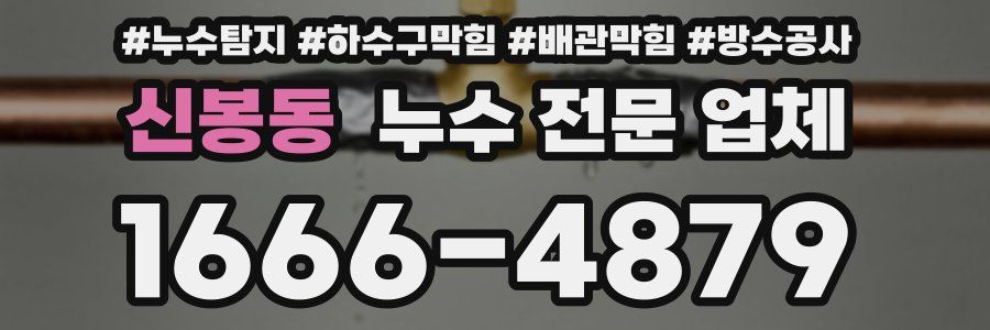 신봉동 누수 전문 업체