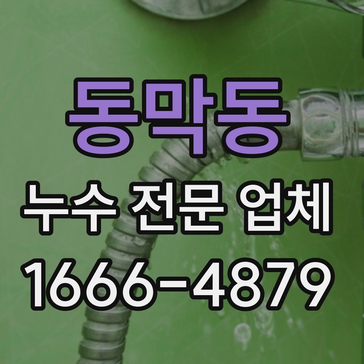 동막동 누수 전문 업체