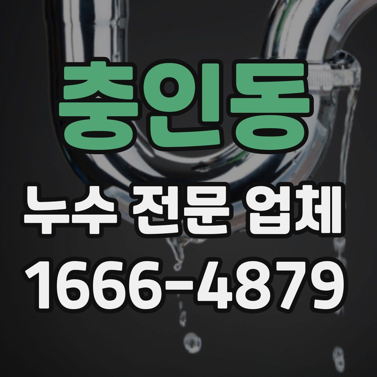 충인동 누수 전문 업체
