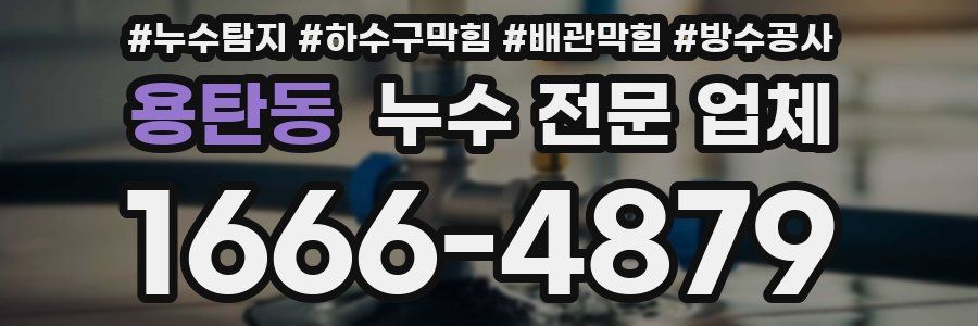용탄동 누수 전문 업체