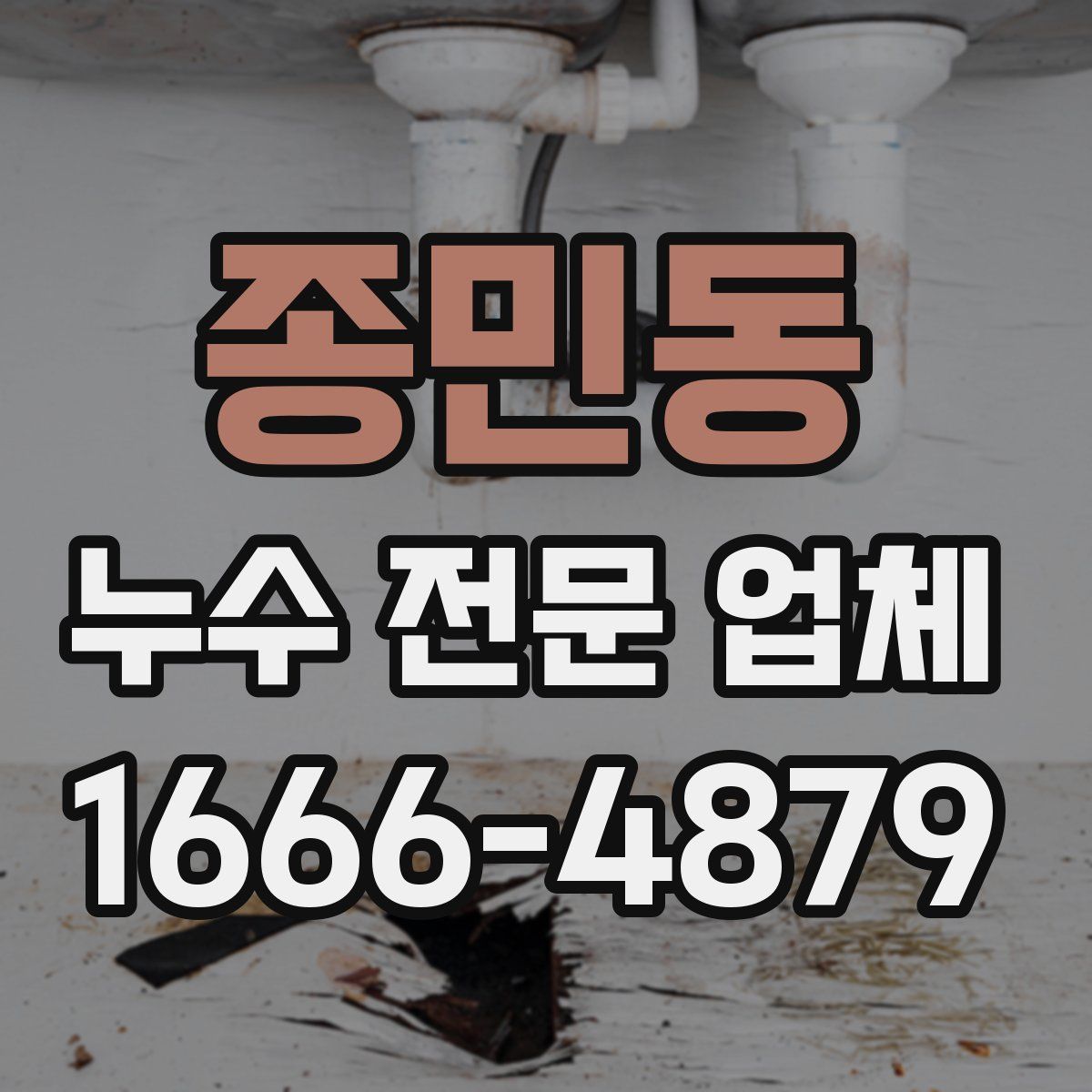 종민동 누수 전문 업체