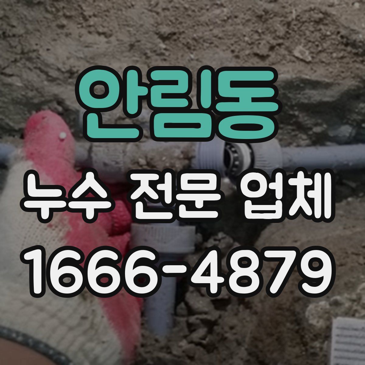 안림동 누수 전문 업체