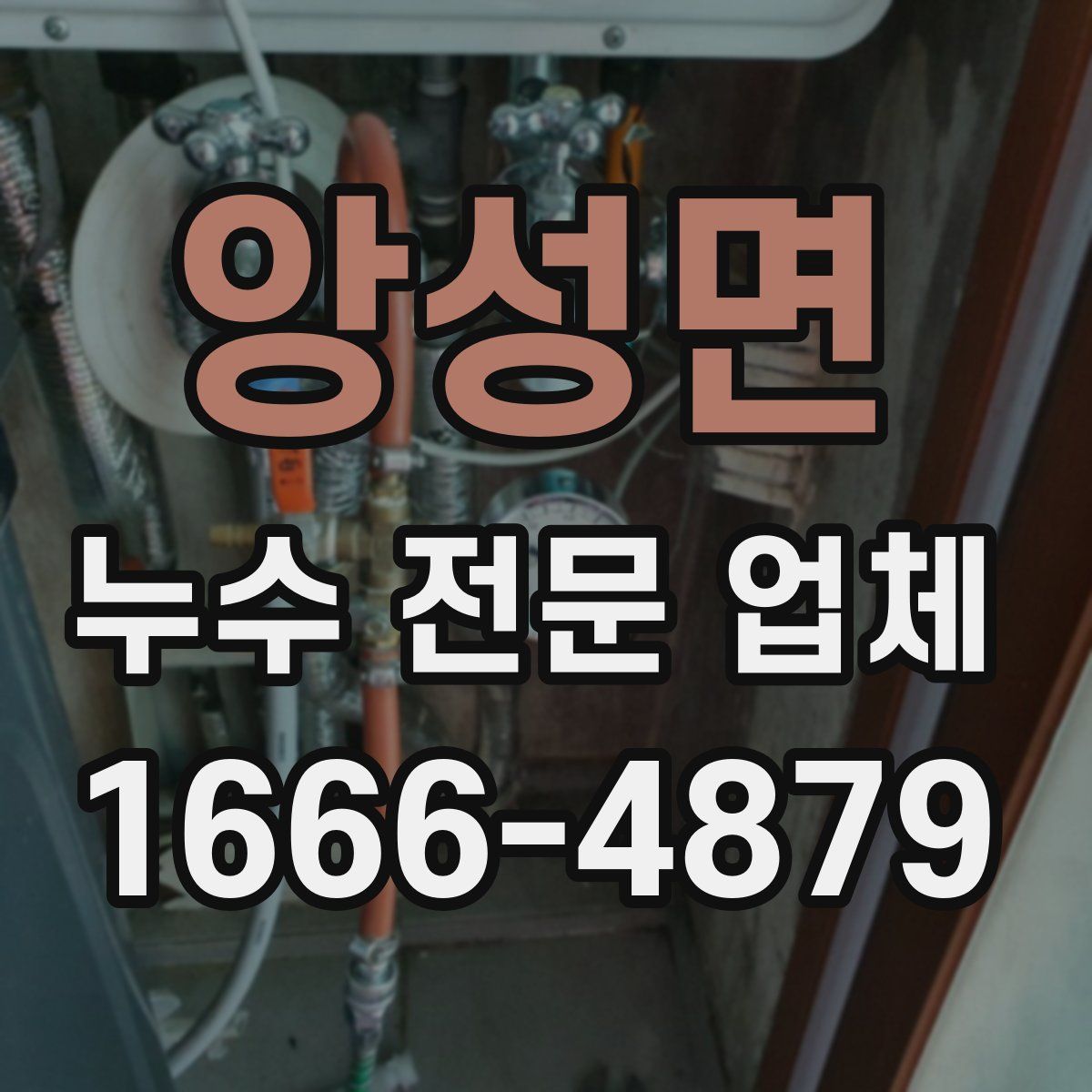앙성면 누수 전문 업체