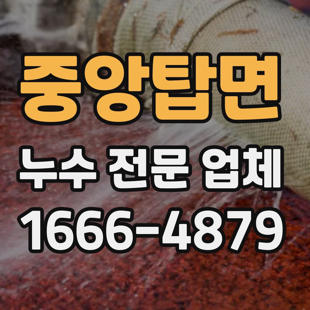 중앙탑면 누수 전문 업체