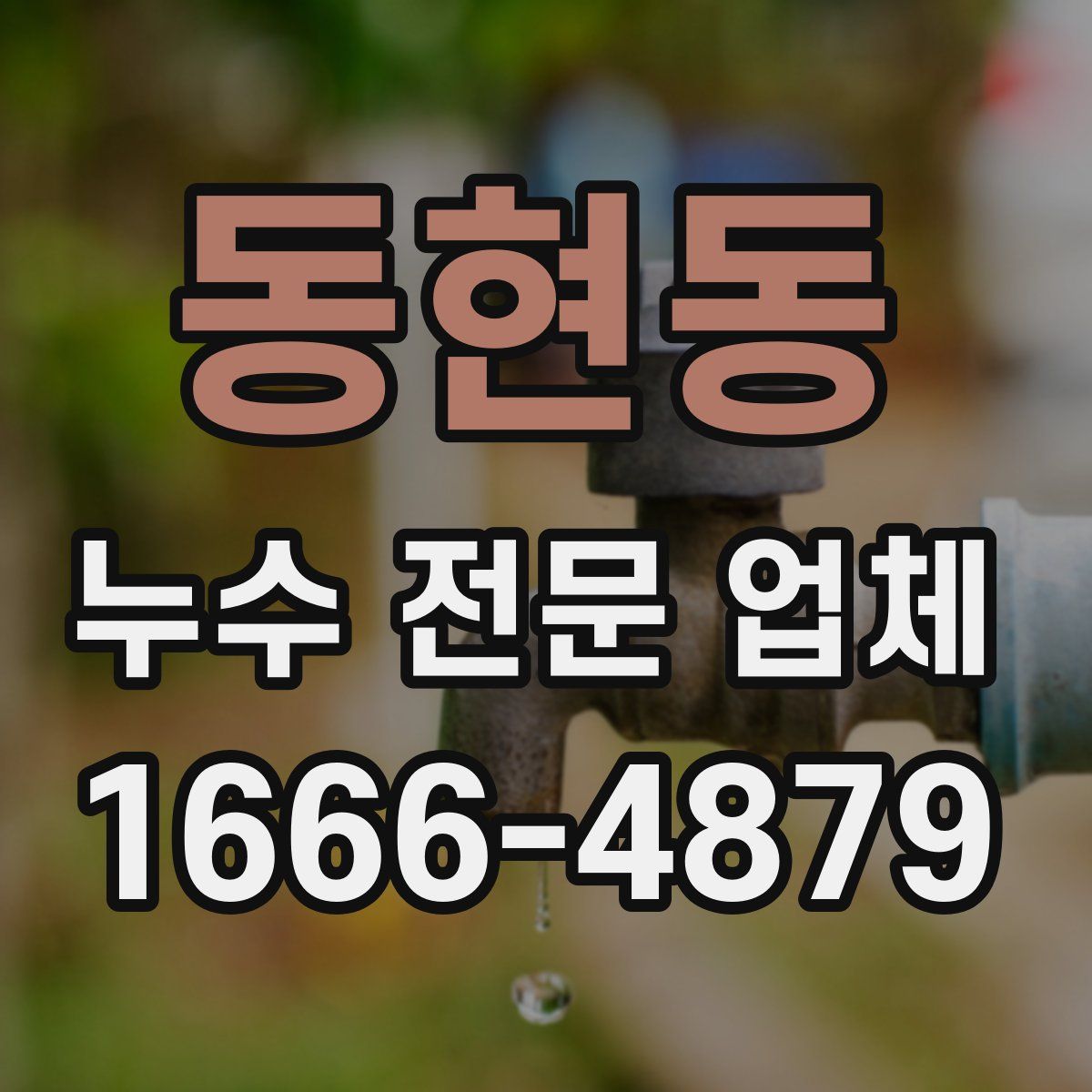 동현동 누수 전문 업체