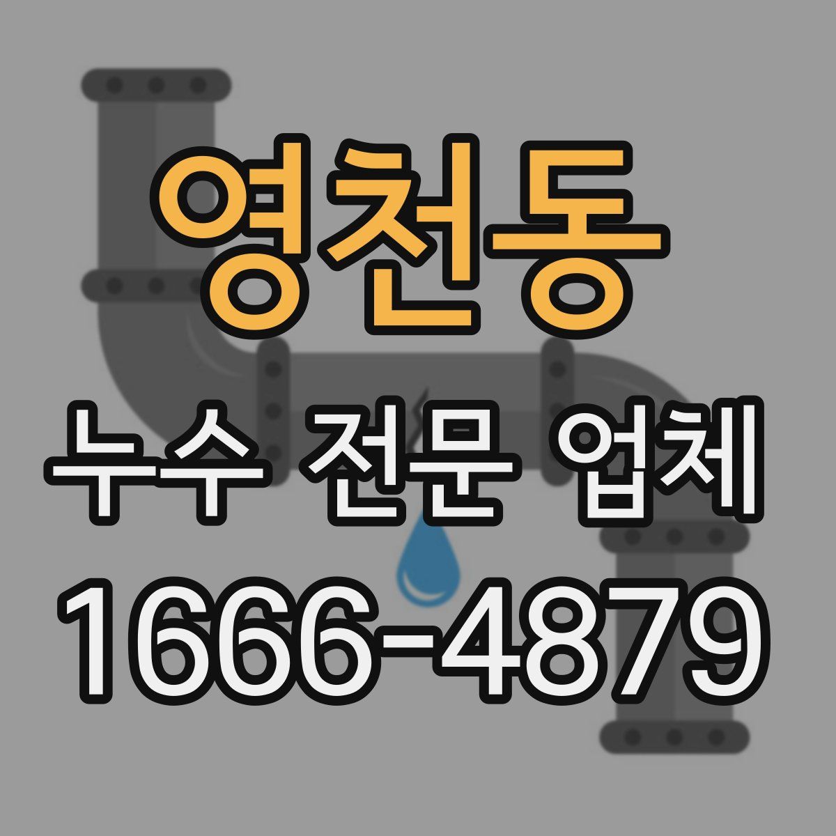 영천동 누수 전문 업체