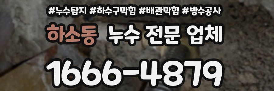 하소동 누수 전문 업체